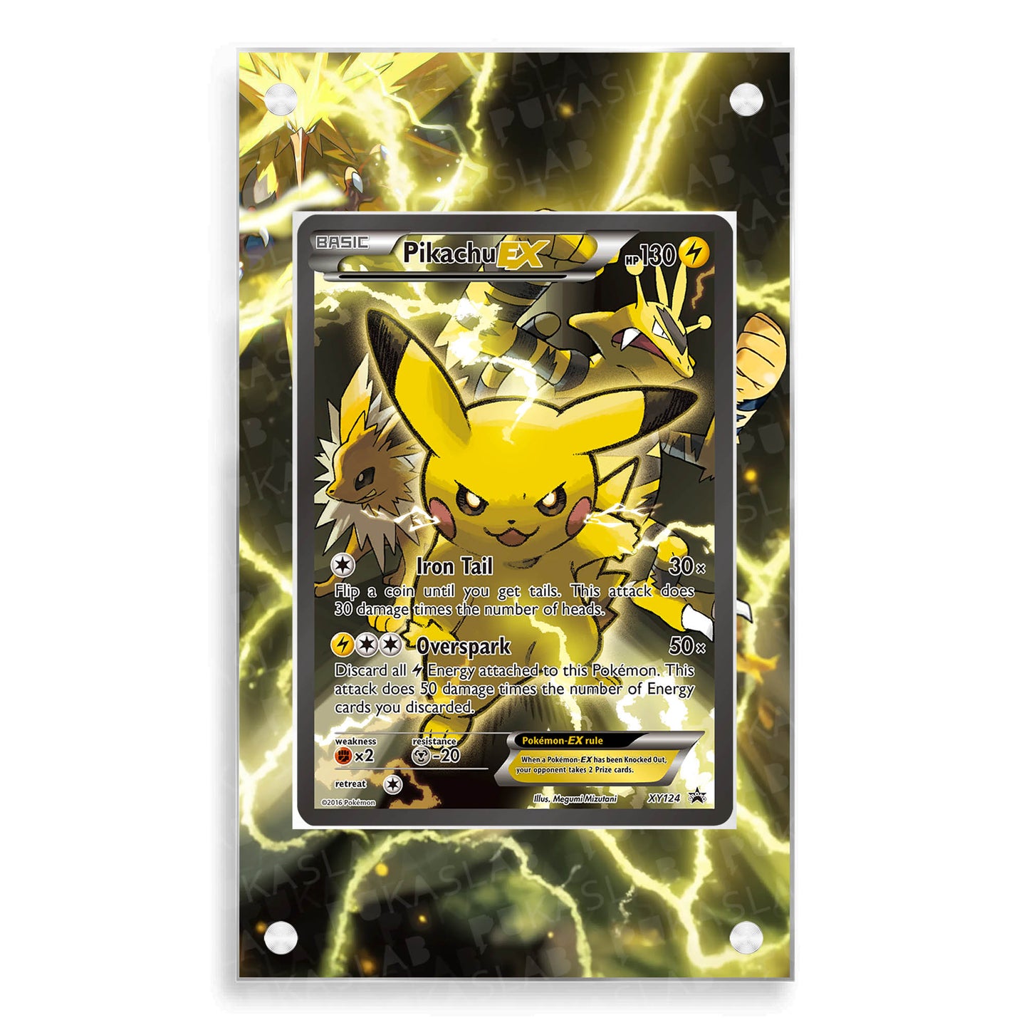 Pikachu EX XY124 Extended Art - Pukaslab
