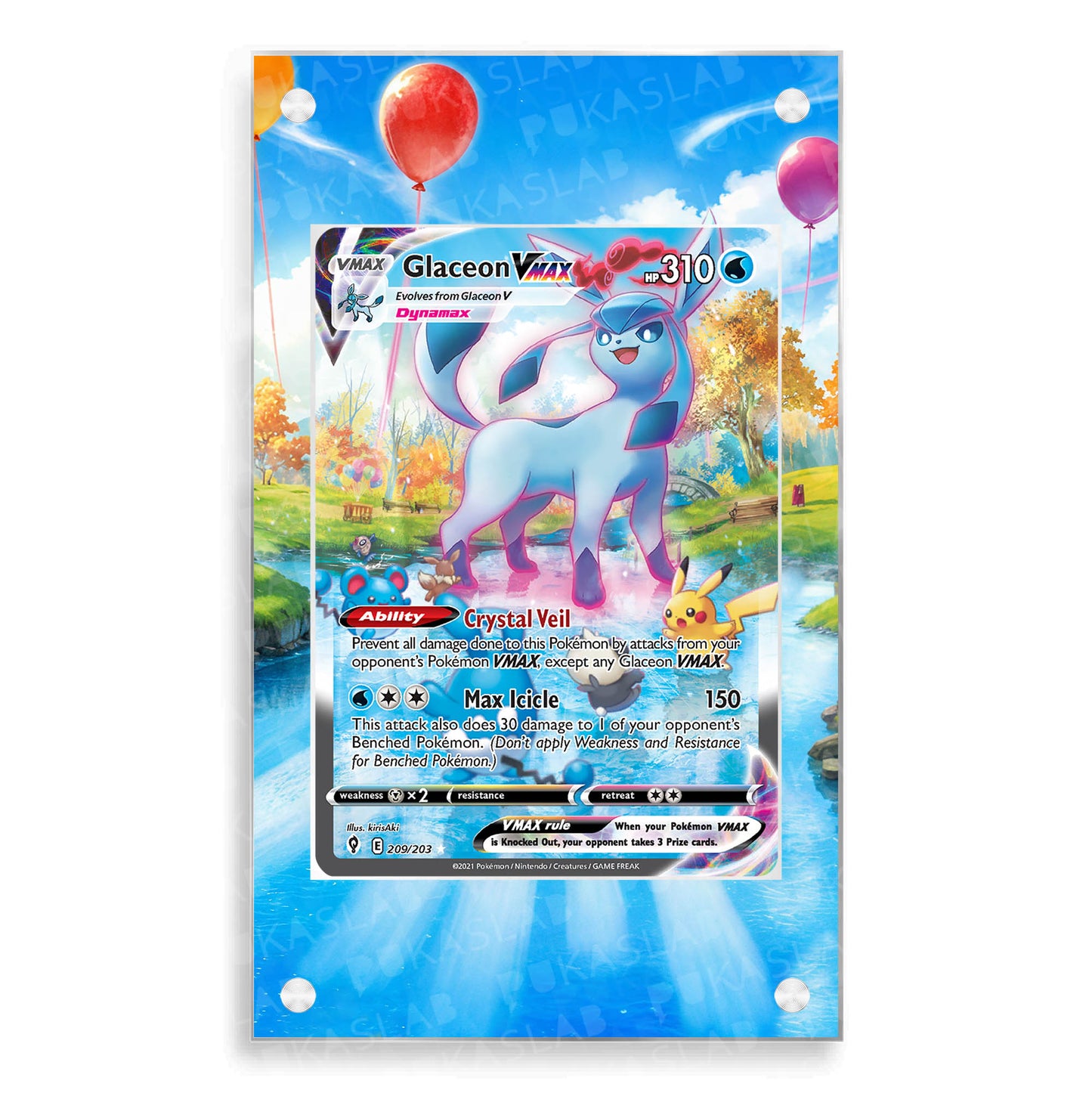 Glaceon Vmax 209/203 Extended Art - Pukaslab