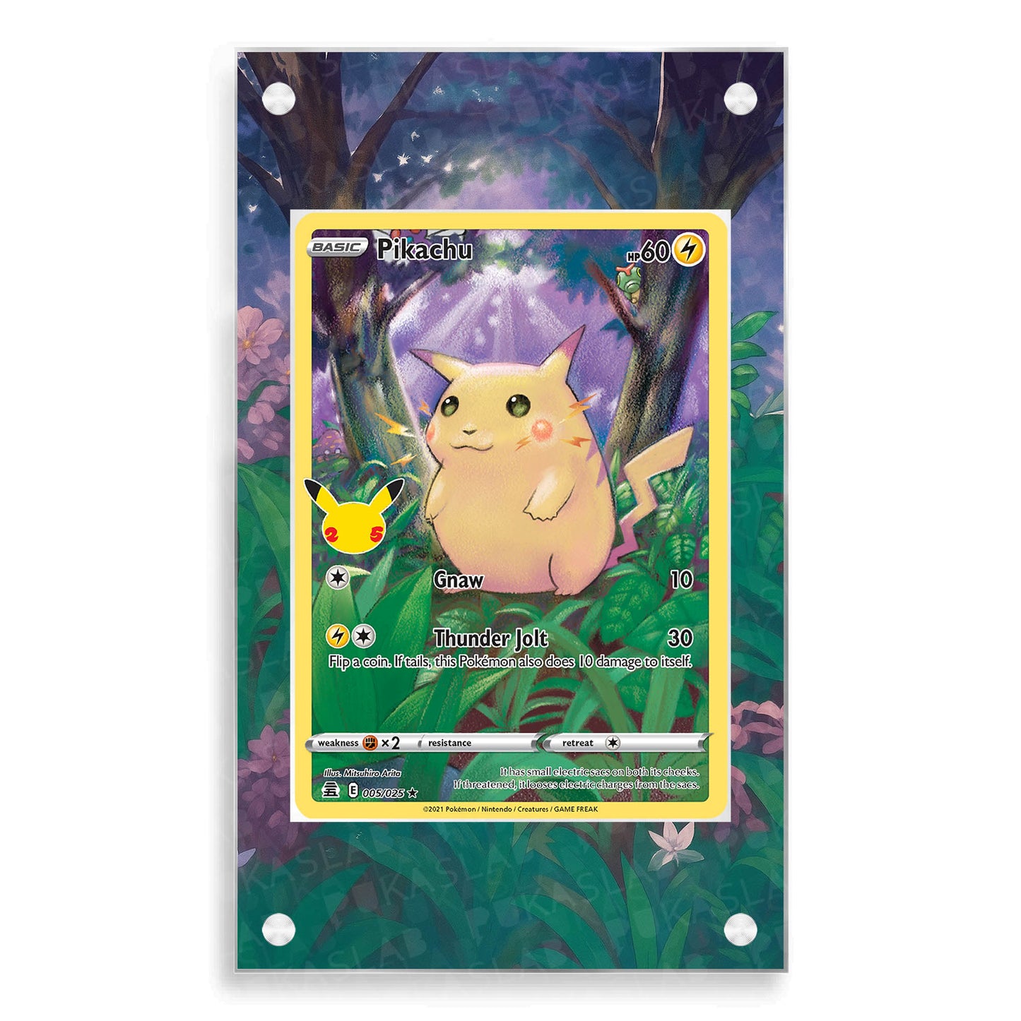 Pikachu 25th 005/025 Extended Art - Pukaslab