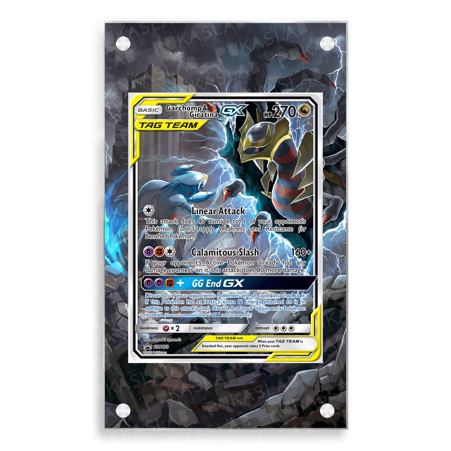 Garchomp & Giratina Gx SM193 Extended Art - Pukaslab