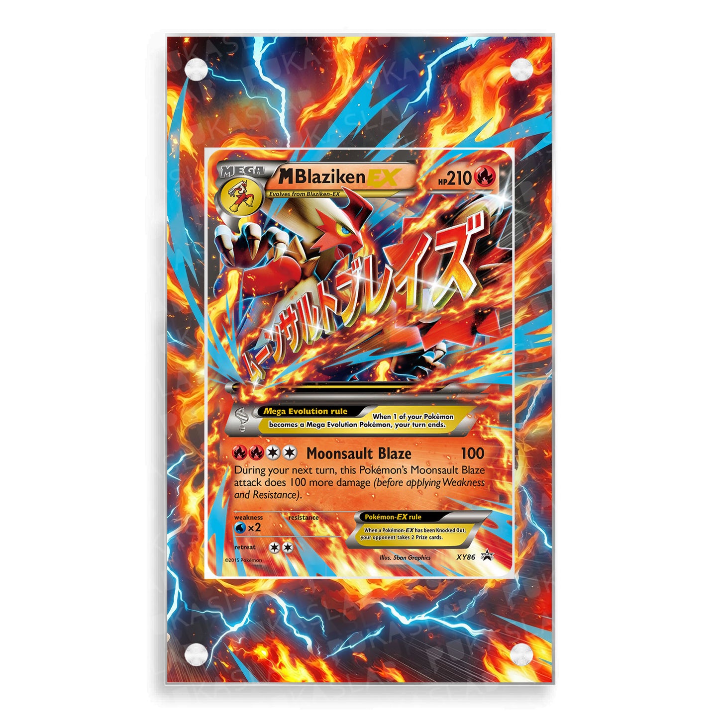 MBlaziken Ex XY86 Extended Art - Pukaslab