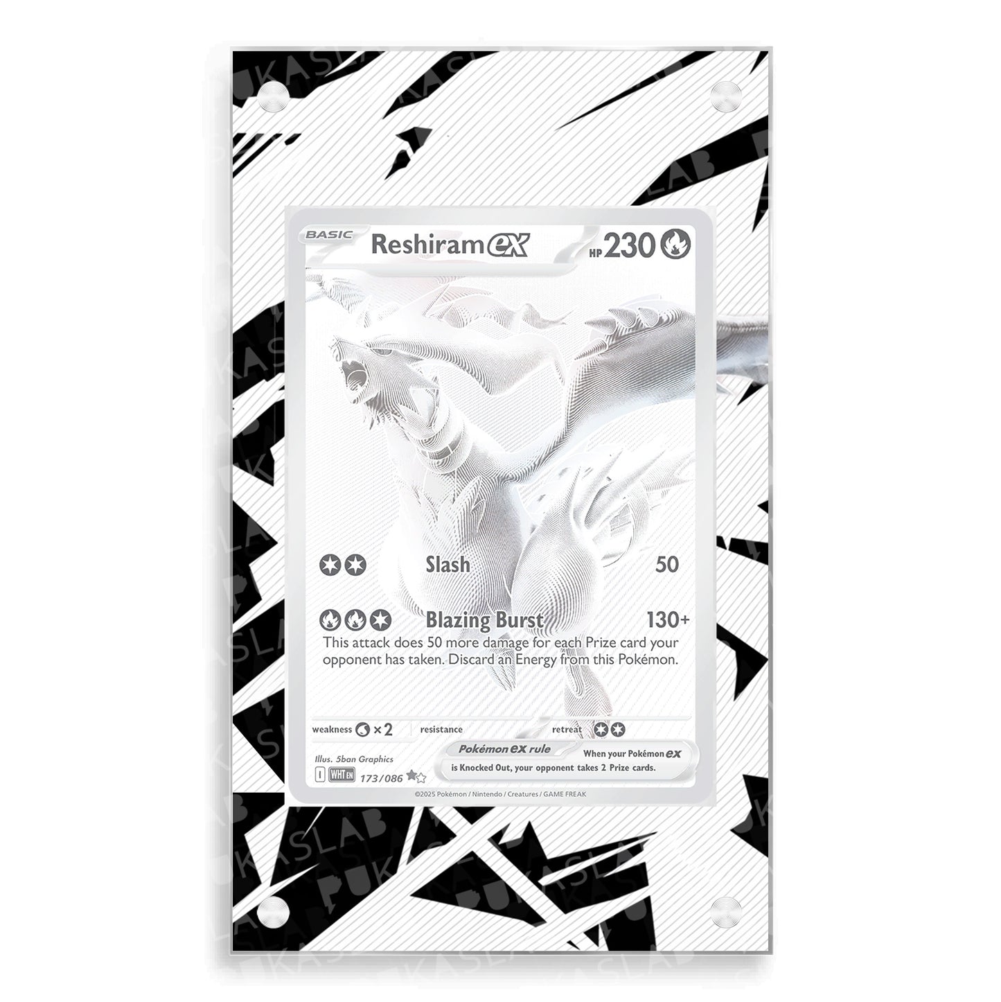 Reshiram Ex BWR 173/086 Extended Art - Pukaslab