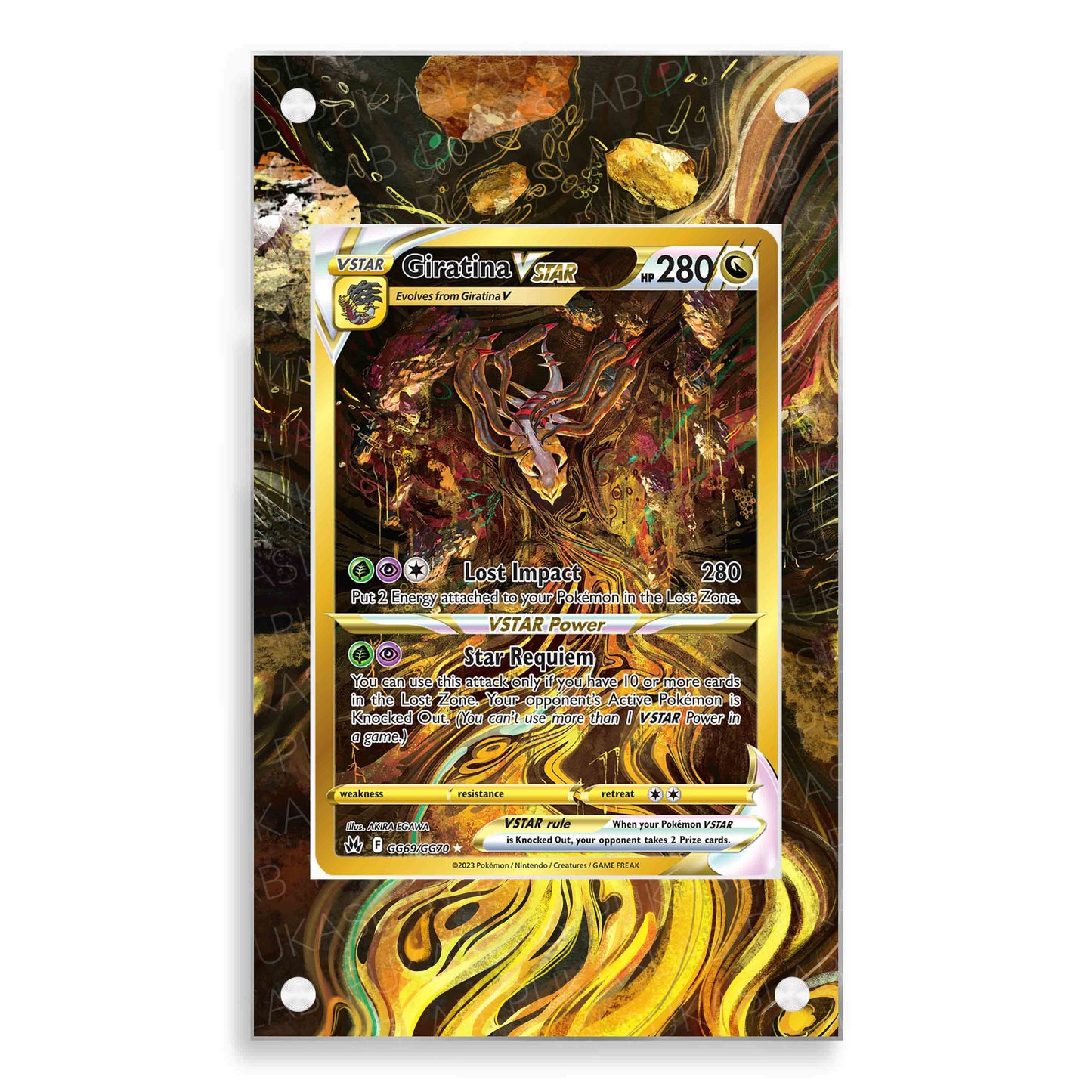 Giratina Vstar GG69/GG70 Magnetic Case - Pokemon Extended Art Case