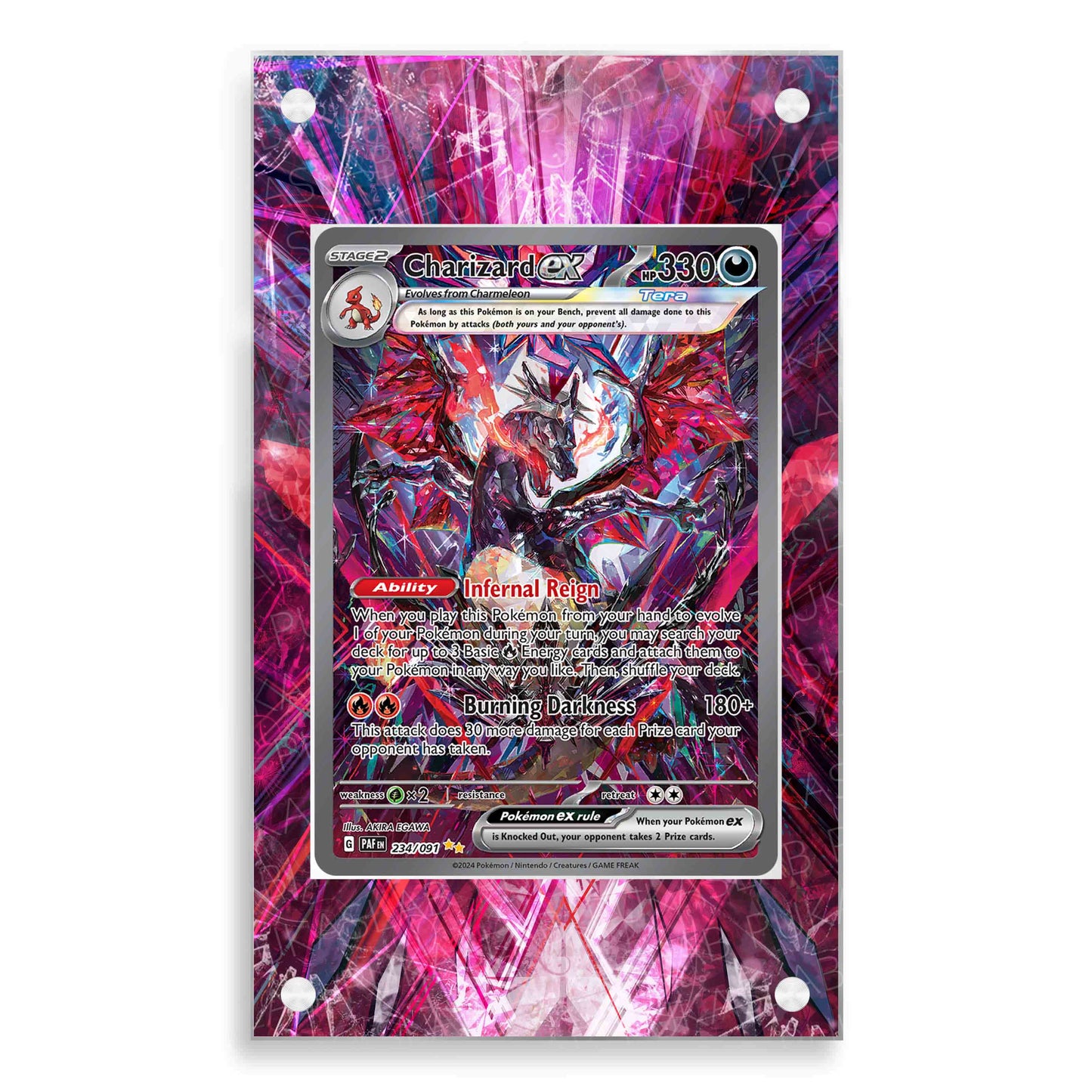 Charizard EX 234/091 Magnetic Case - Pokemon Extended Art Case
