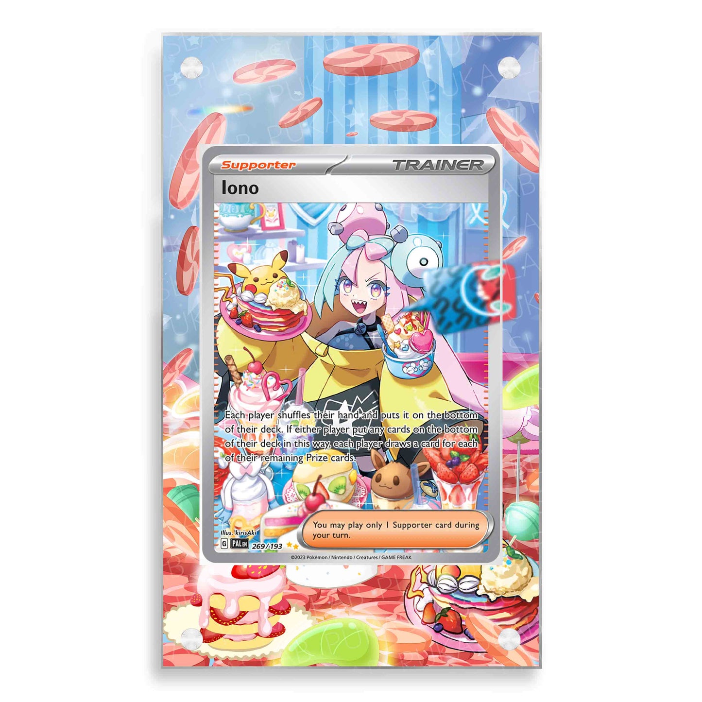 Iono 269/193 Trainer Magnetic Case - Pokemon Extended Art Case