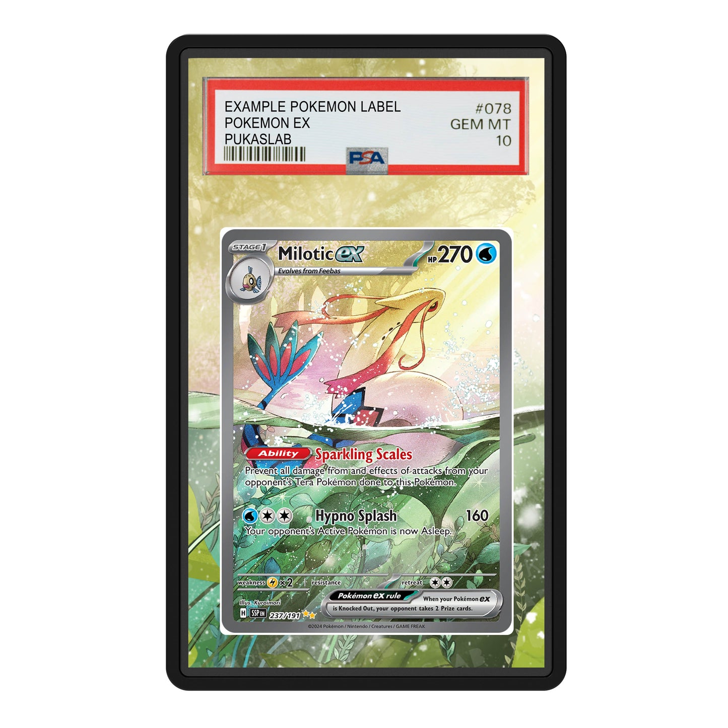 Milotic 237/191 Psa Slab Extended Art - Pukaslab