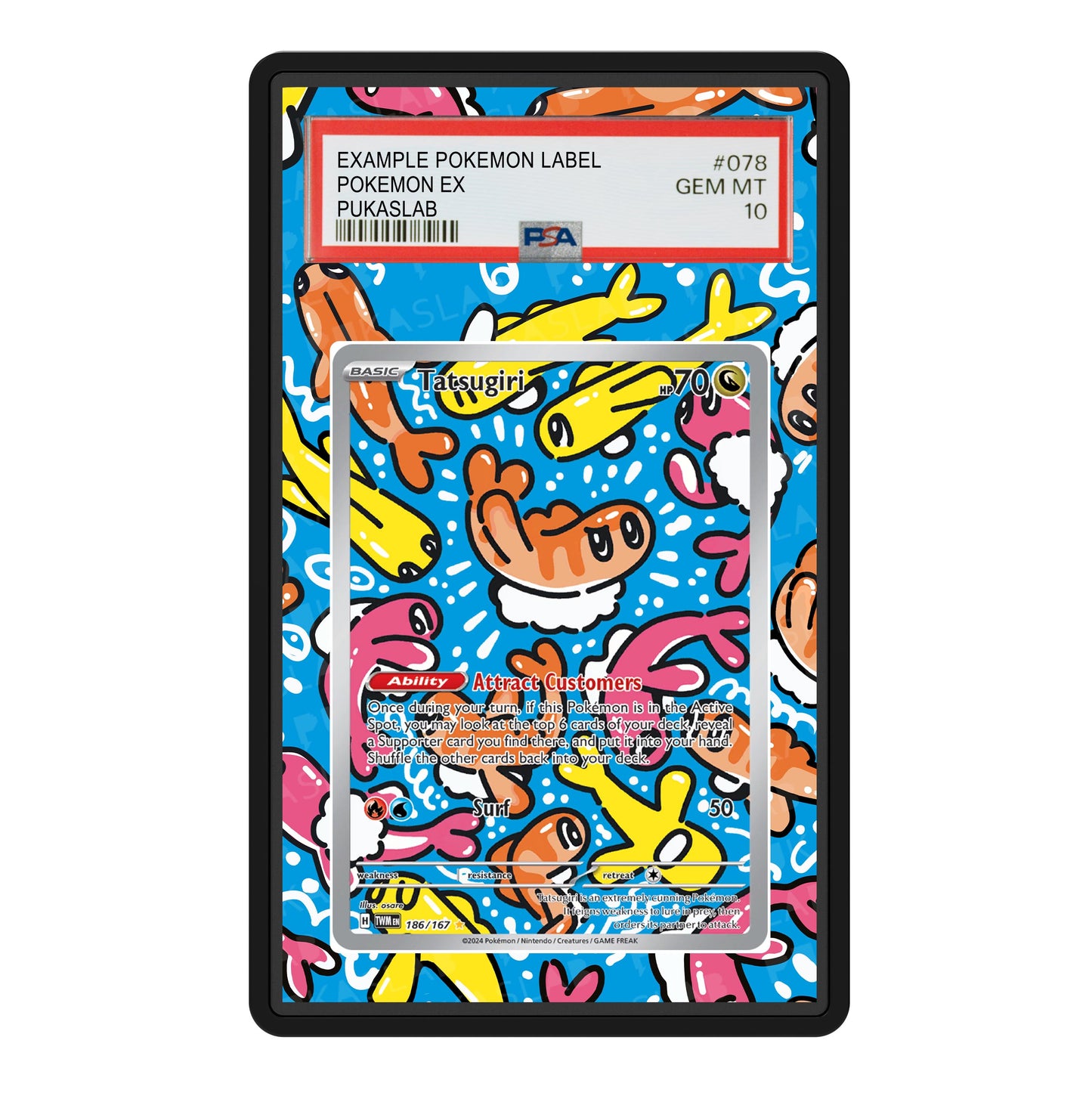 Tatsugiri 186/167 Psa Slab Extended Art - Pukaslab