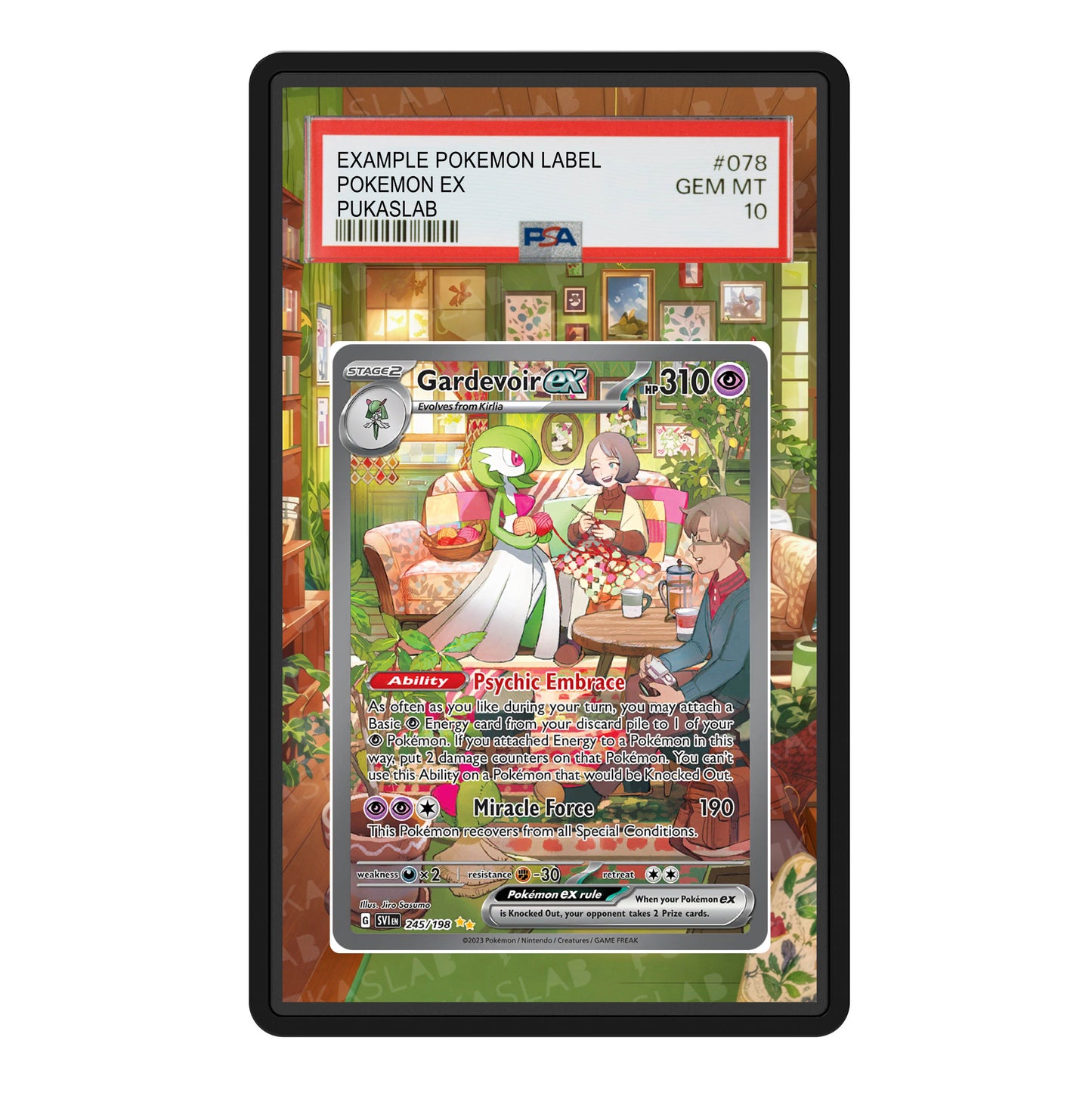 Gardevoir Ex 211/198 Psa Slab Extended Art - Pukaslab