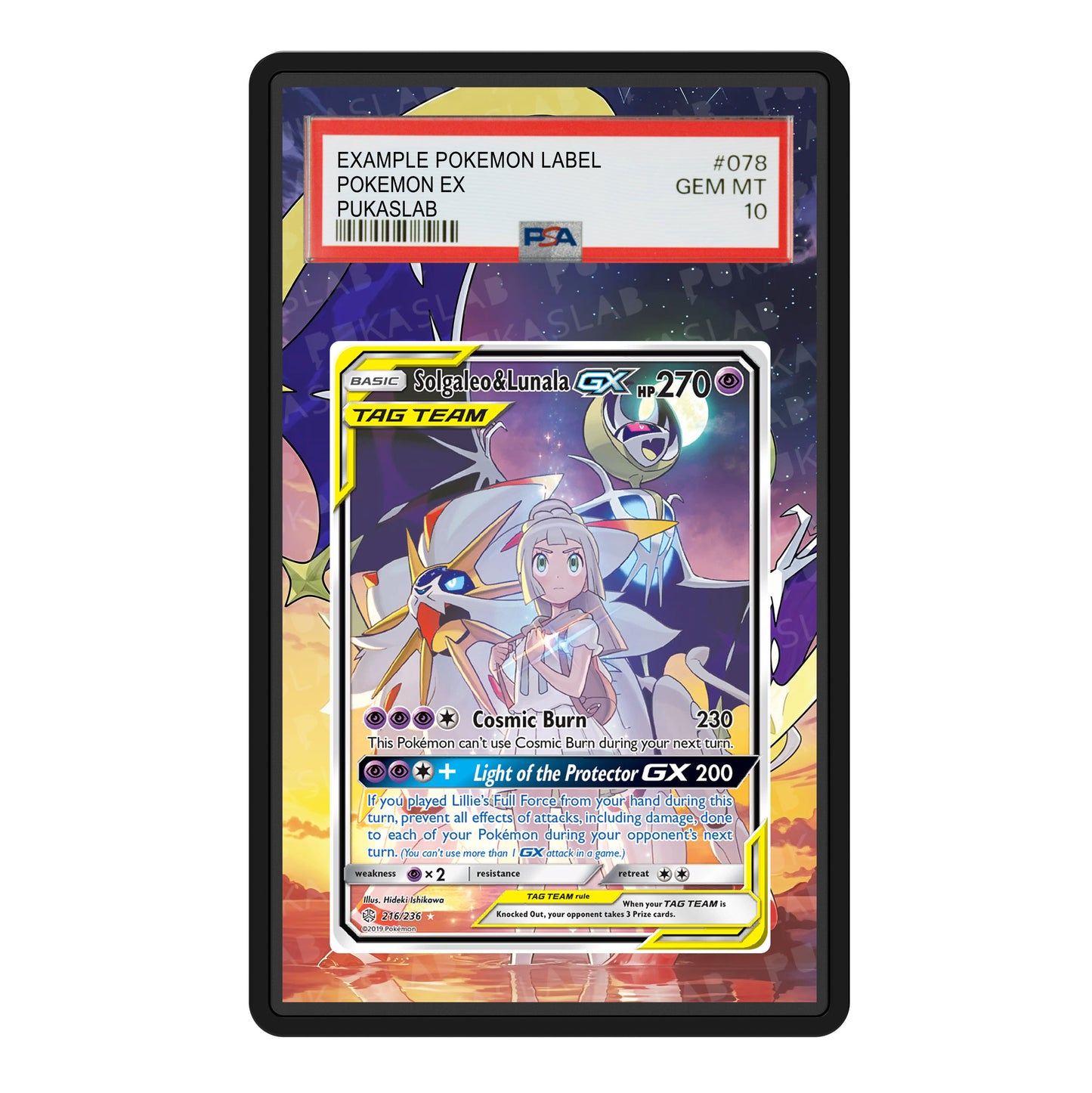 Solgaleo & Lunala 216/236 Psa Slab Extended Art - Pukaslab