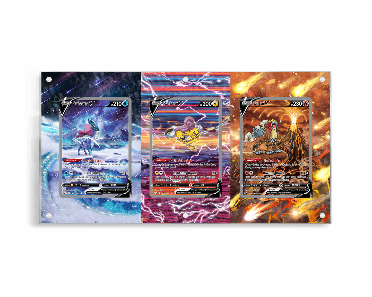 Suicune Raikou Entei Crown Zenith Extended Art Case