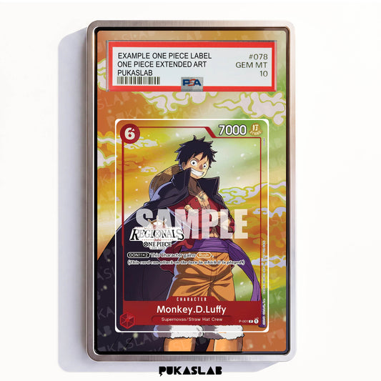 Monkey D. Luffy P-001 Promo PSA One Piece Extended Art - Pukaslab