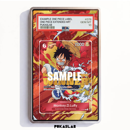 Monkey D. Luffy P-001 Promotion PSA One Piece Extended Art - Pukaslab
