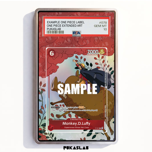 Monkey D. Luffy Gift Collection P-001 Promotion PSA One Piece Extended Art - Pukaslab
