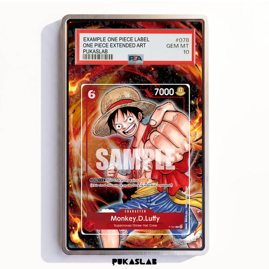 Monkey D. Luffy P-001 Promo PSA One Piece Extended Art - Pukaslab