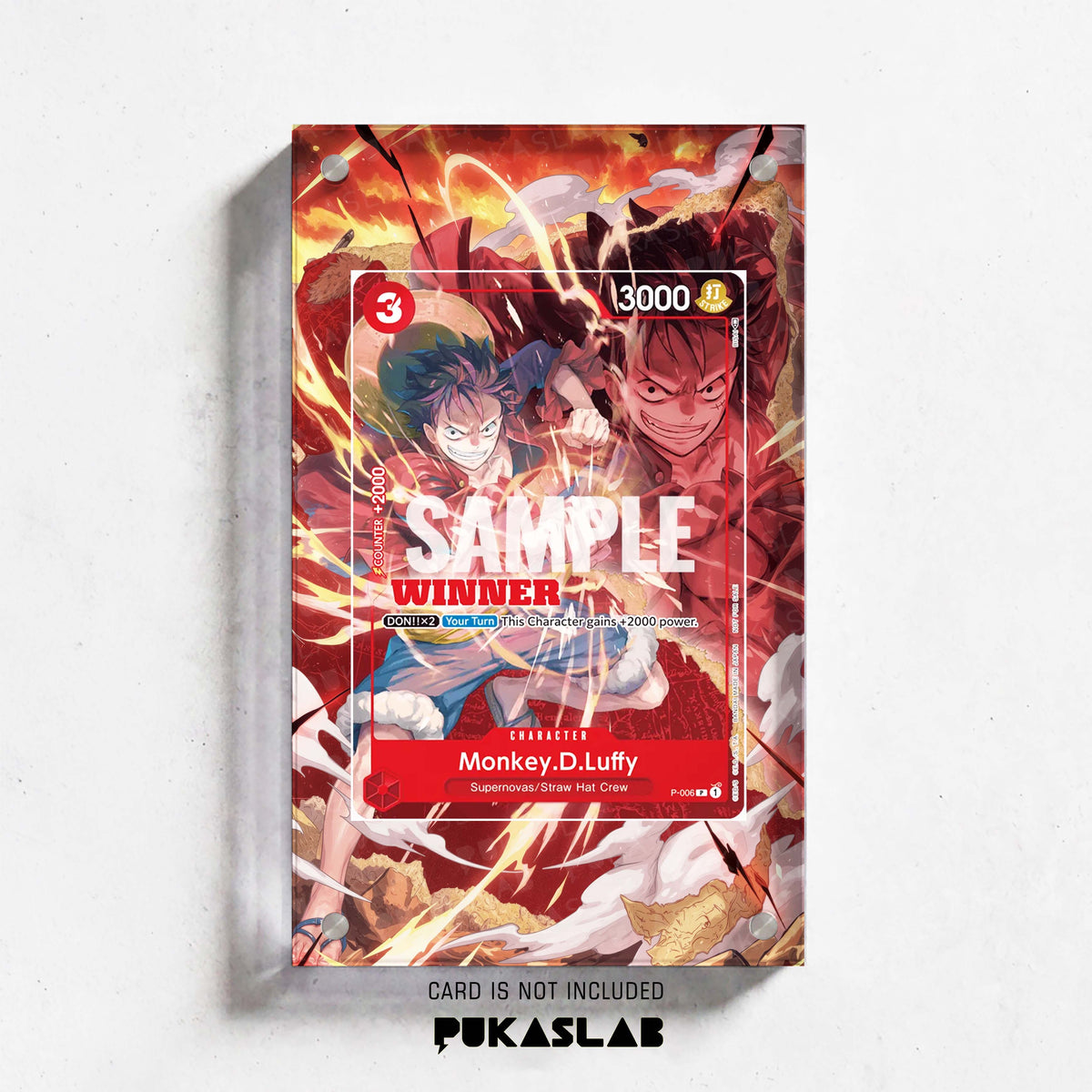Monkey D. Luffy P-006 Promo Extended Art - Pukaslab