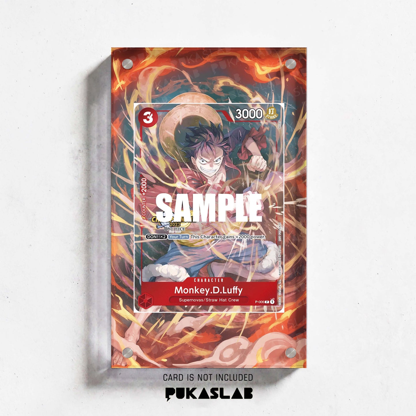Monkey D. Luffy P-006 Promo Extended Art - Pukaslab