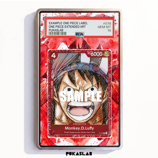 Monkey D. Luffy P-022 Promo PSA One Piece Extended Art - Pukaslab