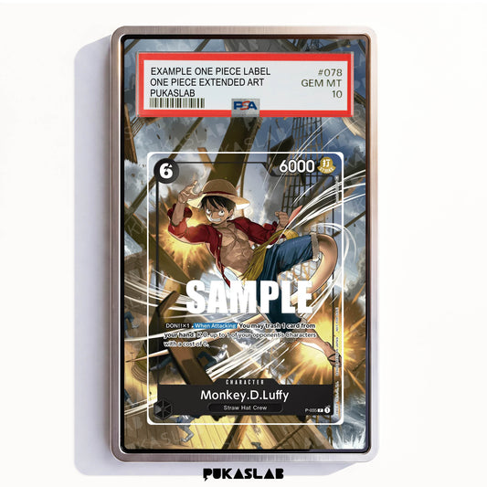 Monkey D. Luffy P-035 Promo PSA One Piece Extended Art - Pukaslab