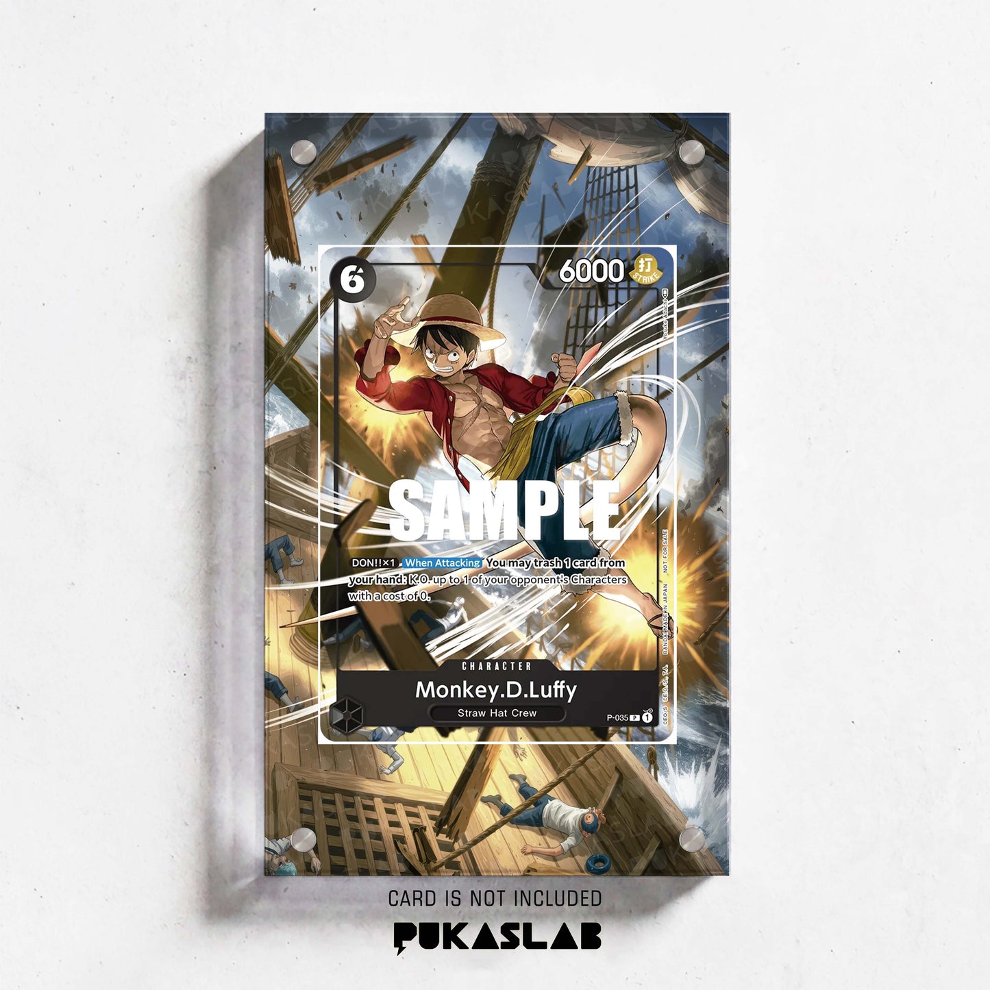 Monkey D. Luffy P-035 Promo Extended Art - Pukaslab