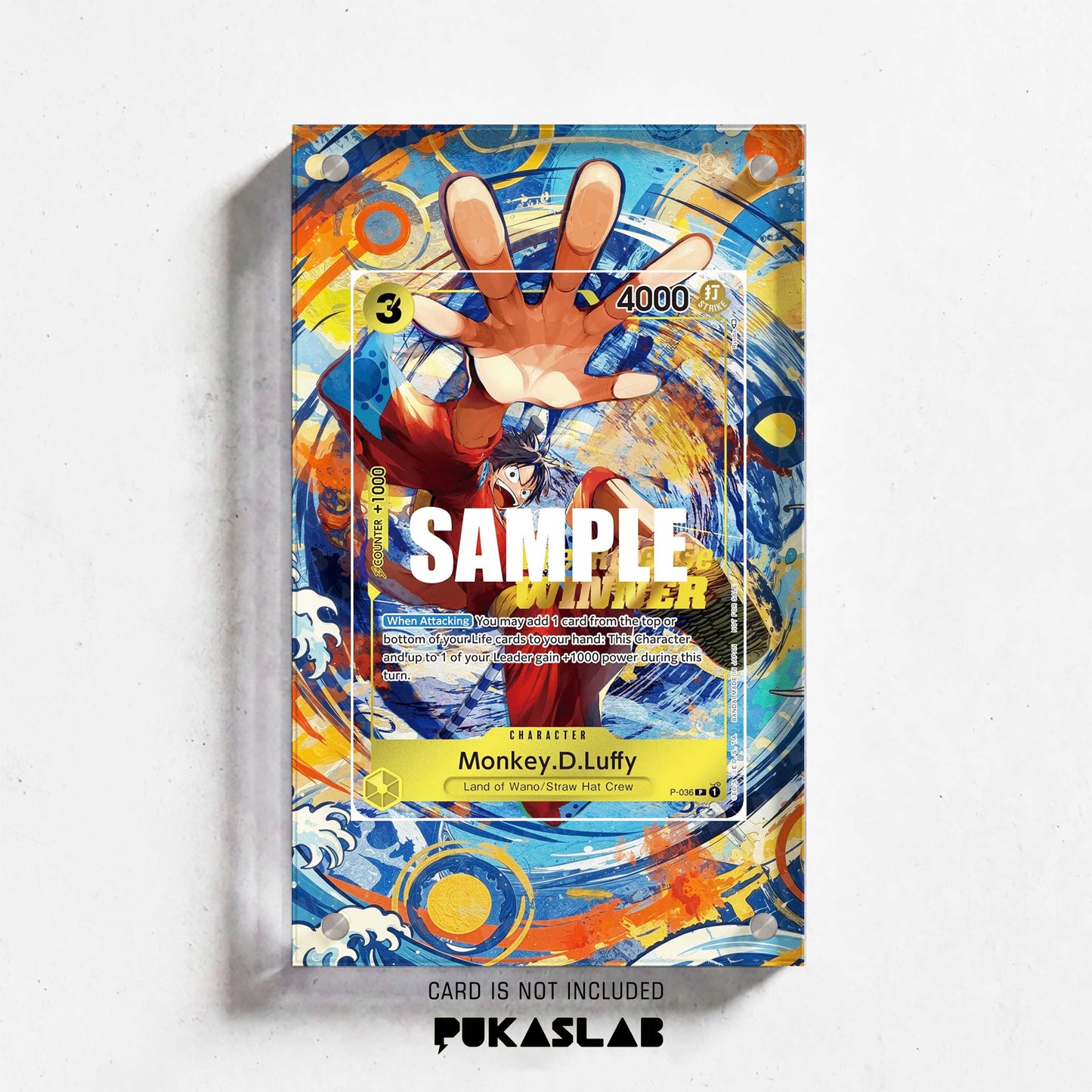 Monkey D. Luffy P-036 Promo Extended Art - Pukaslab