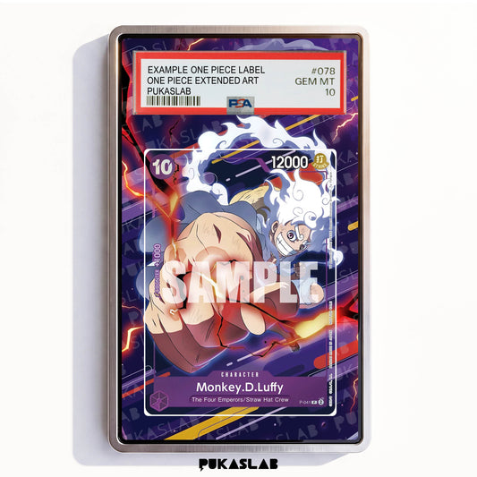 Monkey D. Luffy P-041 Promo PSA One Piece Extended Art - Pukaslab