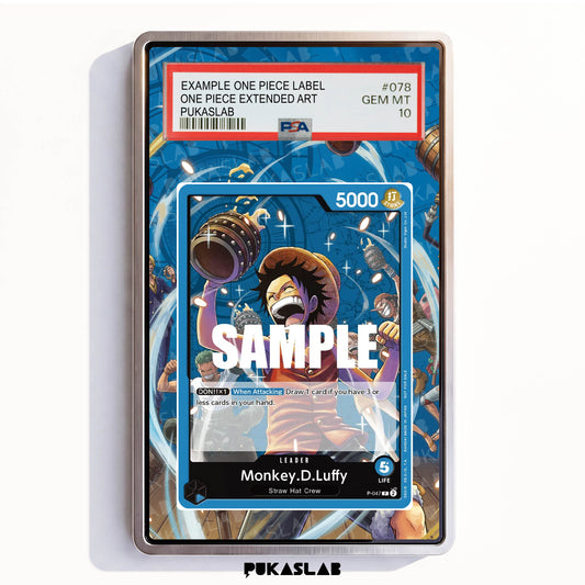 Monkey D. Luffy P-047 Promotion PSA One Piece Extended Art - Pukaslab