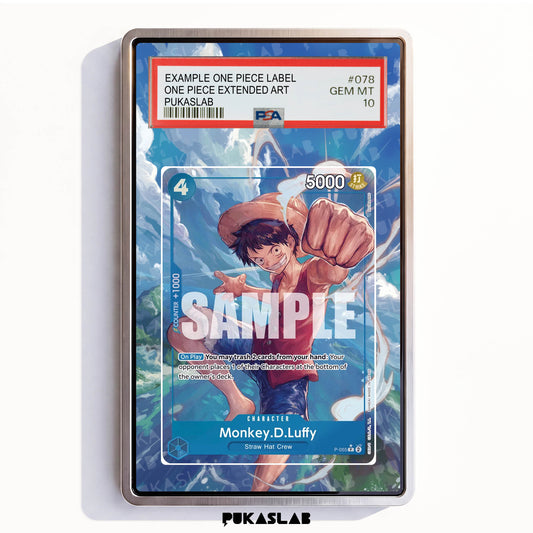 Monkey D. Luffy P-055 Promotion PSA One Piece Extended Art - Pukaslab
