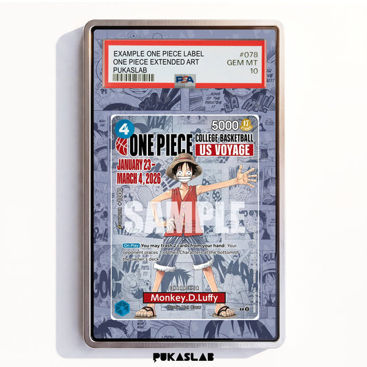 Monkey D. Luffy P-055 Promotion PSA One Piece Extended Art - Pukaslab