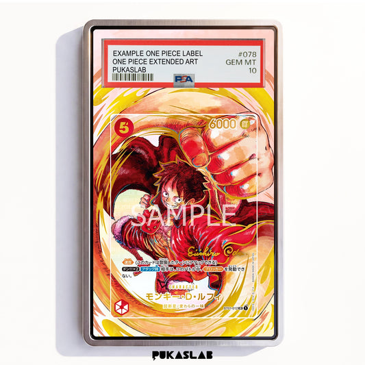 Monkey D. Luffy ST01-012 SR PSA One Piece Extended Art - Pukaslab