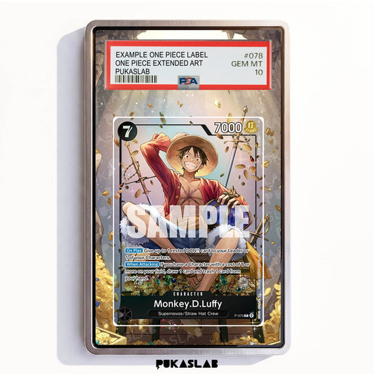 Monkey D. Luffy P-075 Promotion PSA One Piece Extended Art - Pukaslab