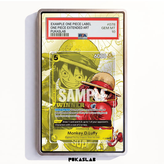Monkey D. Luffy P-106 Promotion PSA One Piece Extended Art - Pukaslab