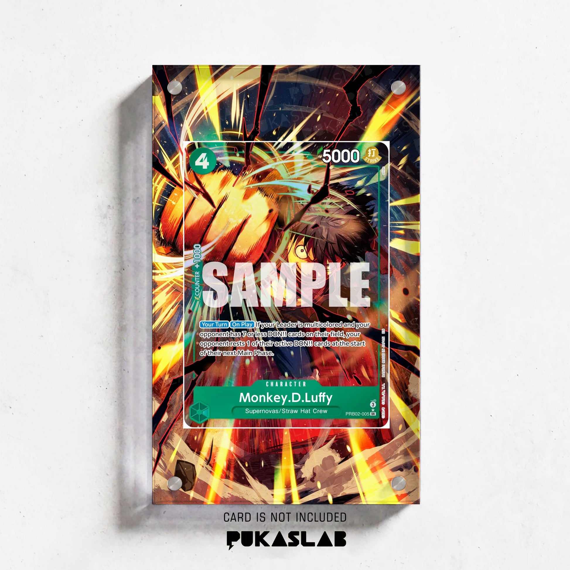 Monkey D. Luffy PRB02-005 SR Extended Art - Pukaslab