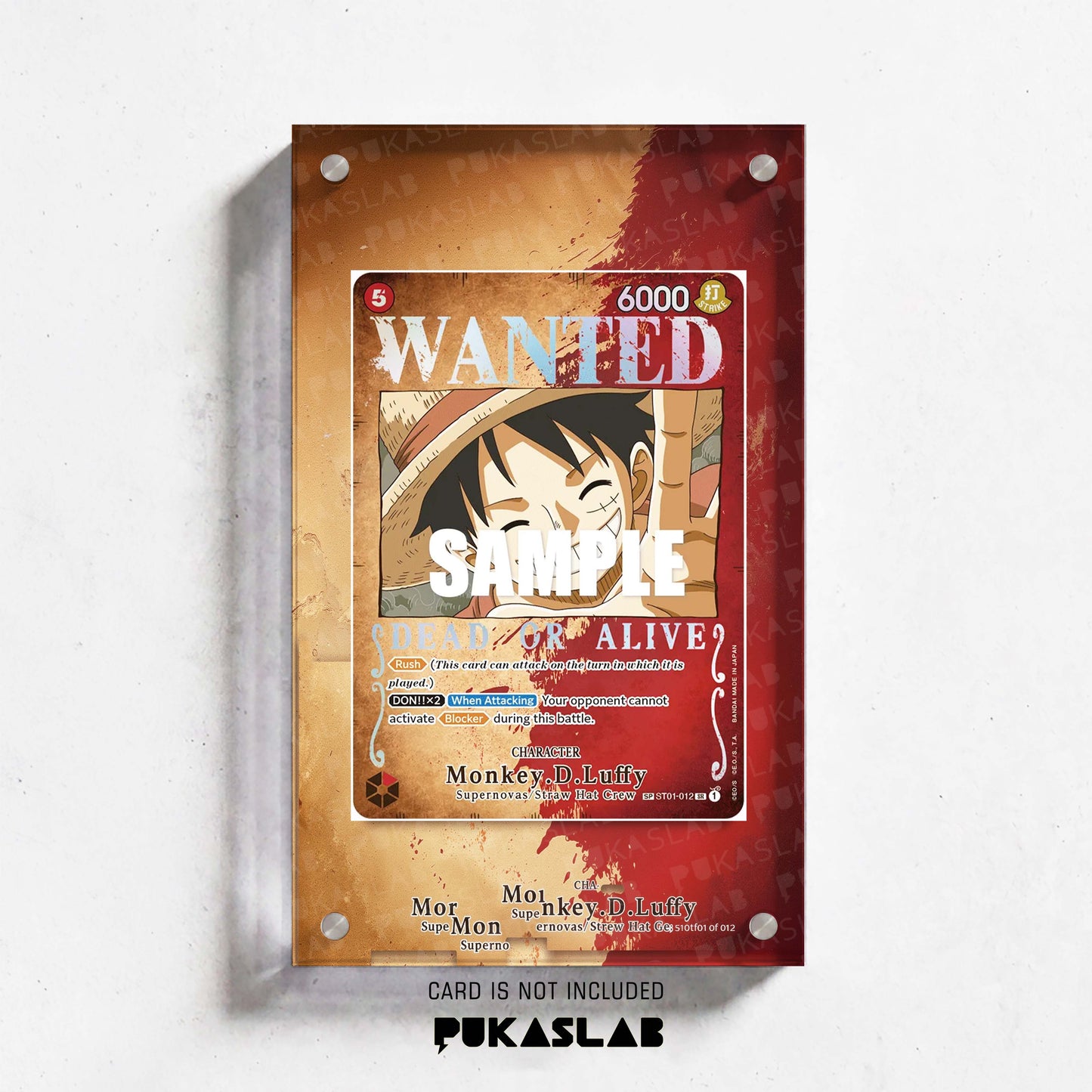 Monkey D. Luffy ST01-012 SR Extended Art - Pukaslab