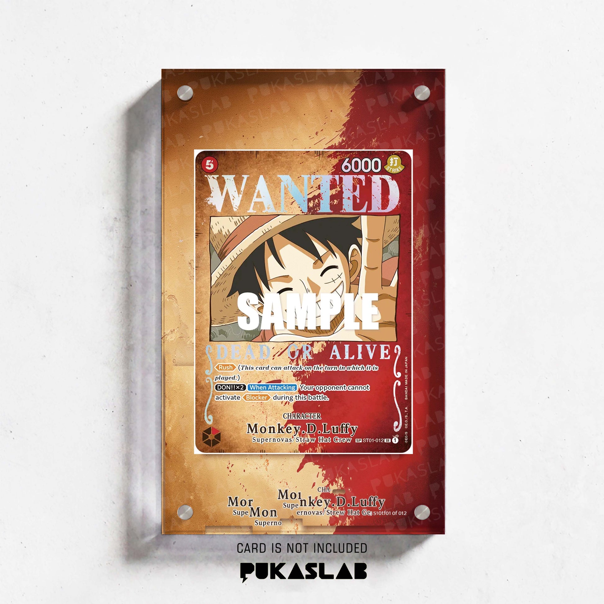 Monkey D. Luffy ST01-012 SR Extended Art - Pukaslab