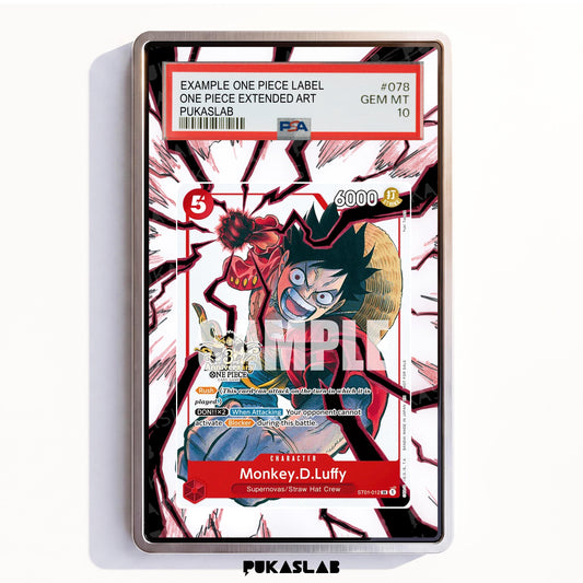 Monkey D. Luffy ST01-012 SR PSA One Piece Extended Art - Pukaslab