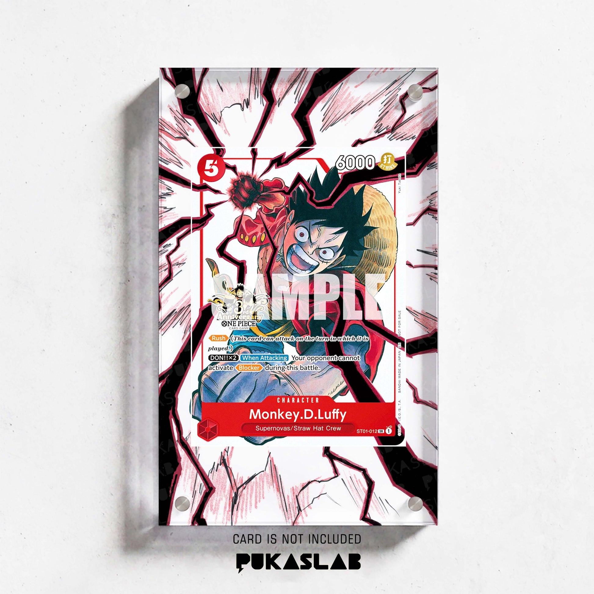 Monkey D. Luffy ST01-012 SR Extended Art - Pukaslab