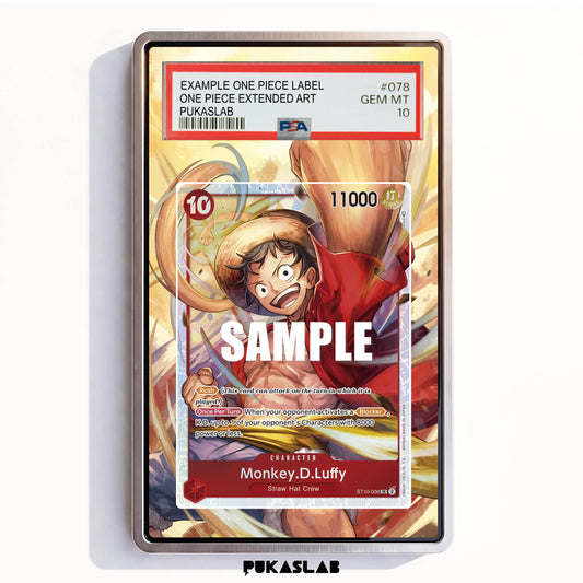 Monkey D. Luffy ST10-006 SR PSA One Piece Extended Art - Pukaslab