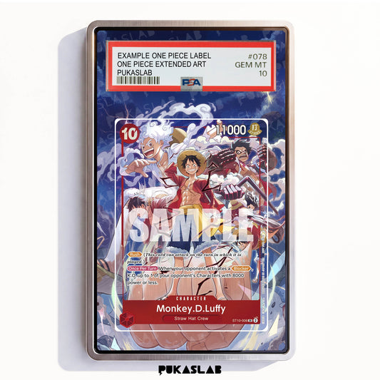 Monkey D. Luffy ST10-006 SR PSA One Piece Extended Art - Pukaslab
