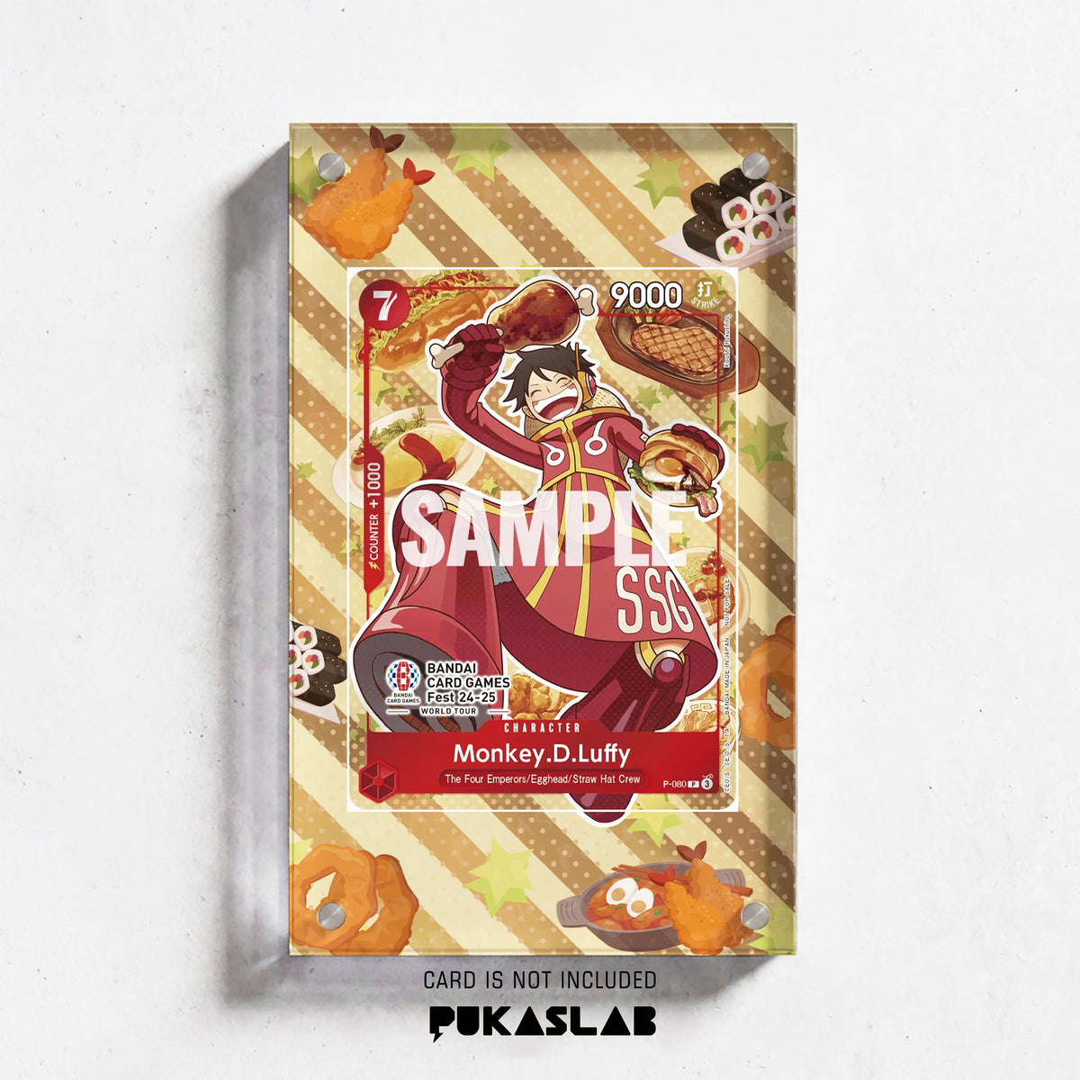 Monkey D. Luffy P-080 Promo Extended Art - Pukaslab