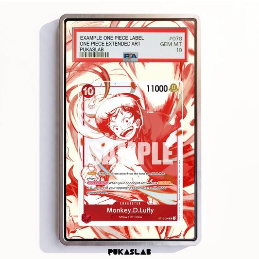 Monkey D. Luffy ST10-006 SR PSA One Piece Extended Art - Pukaslab