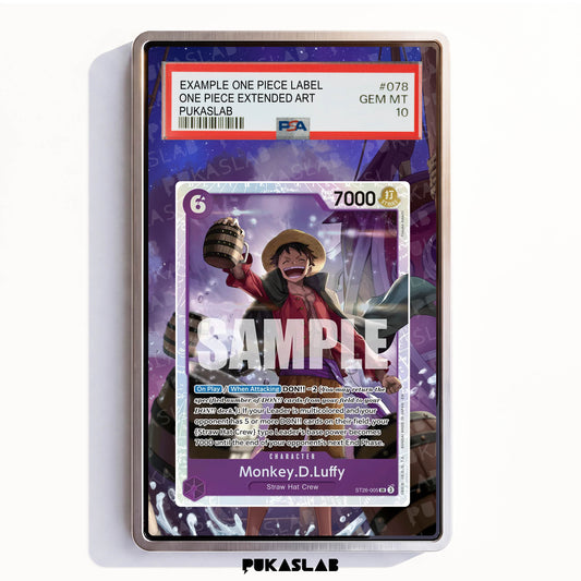 Monkey D. Luffy ST26-005 SR PSA One Piece Extended Art - Pukaslab