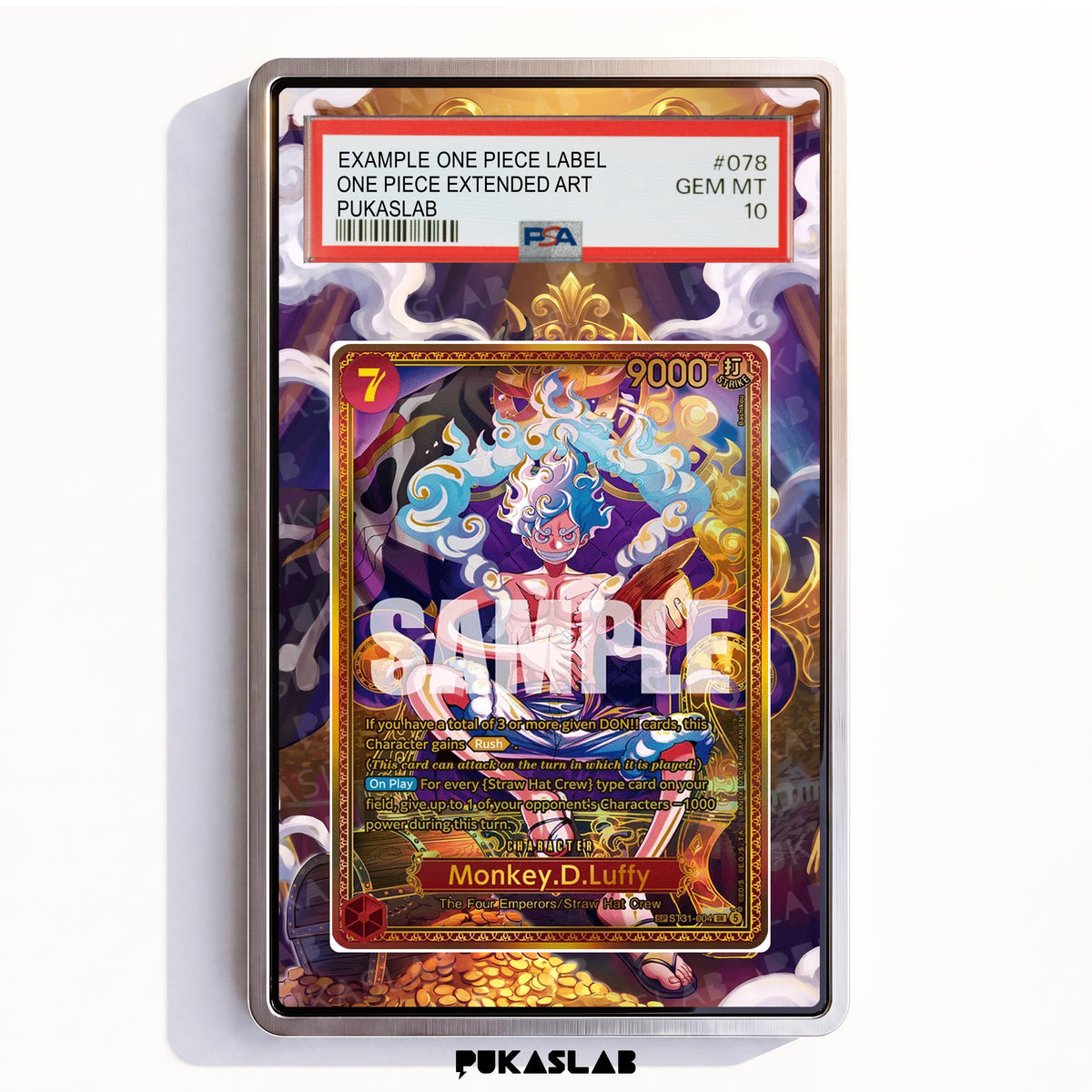 Monkey D. Luffy ST31-004 SR PSA One Piece Extended Art - Pukaslab