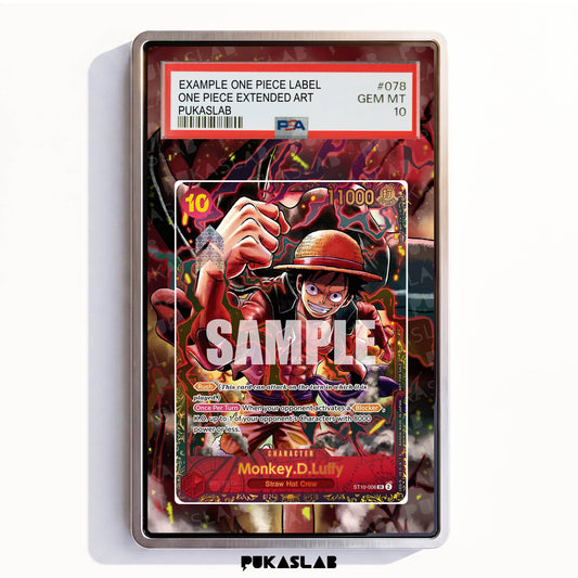 Monkey D. Luffy ST10-006 SR PSA One Piece Extended Art - Pukaslab