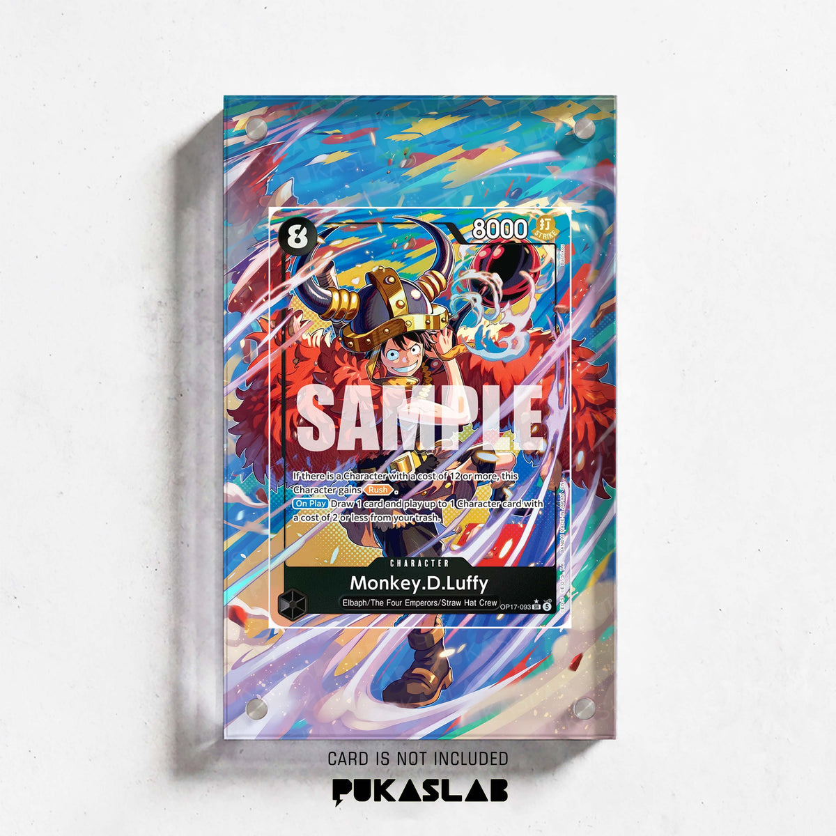 Monkey D. Luffy OP17-093 SR Extended Art - Pukaslab