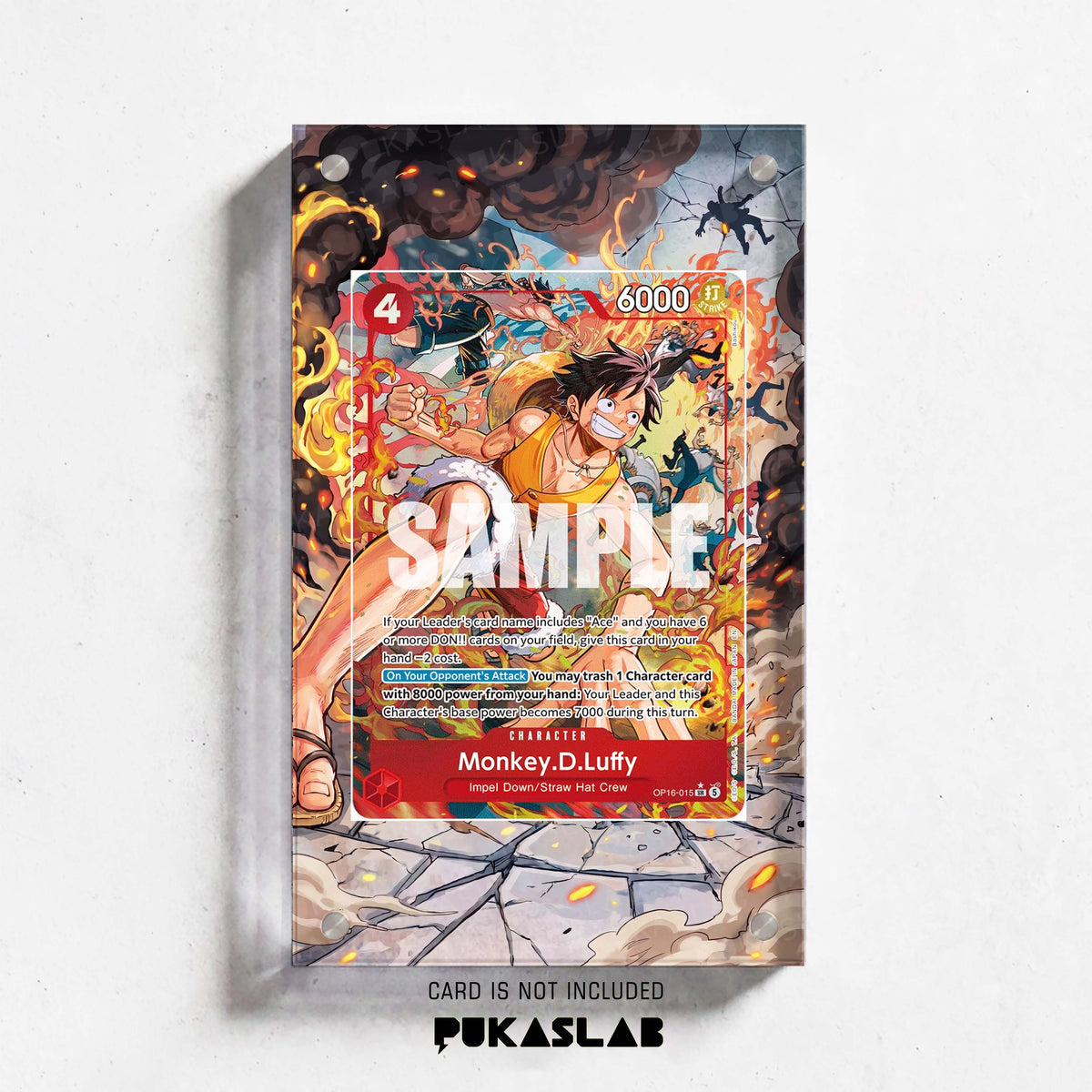 Monkey D. Luffy OP16-015 SR Extended Art - Pukaslab