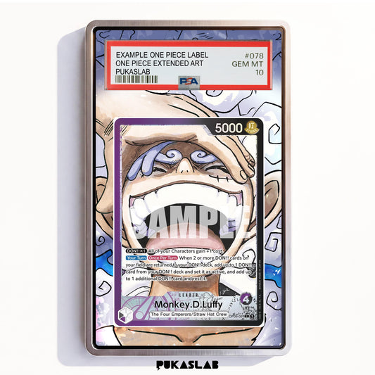 Monkey D. Luffy Leader OP09-061 L PSA One Piece Extended Art - Pukaslab
