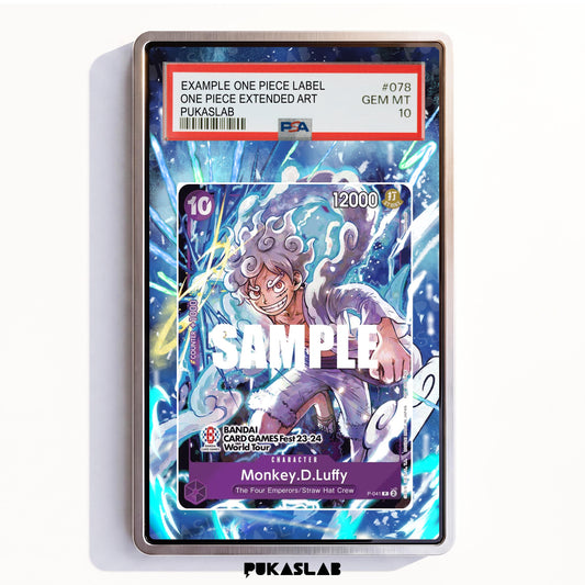 Monkey D. Luffy P-041 Promotion PSA One Piece Extended Art - Pukaslab