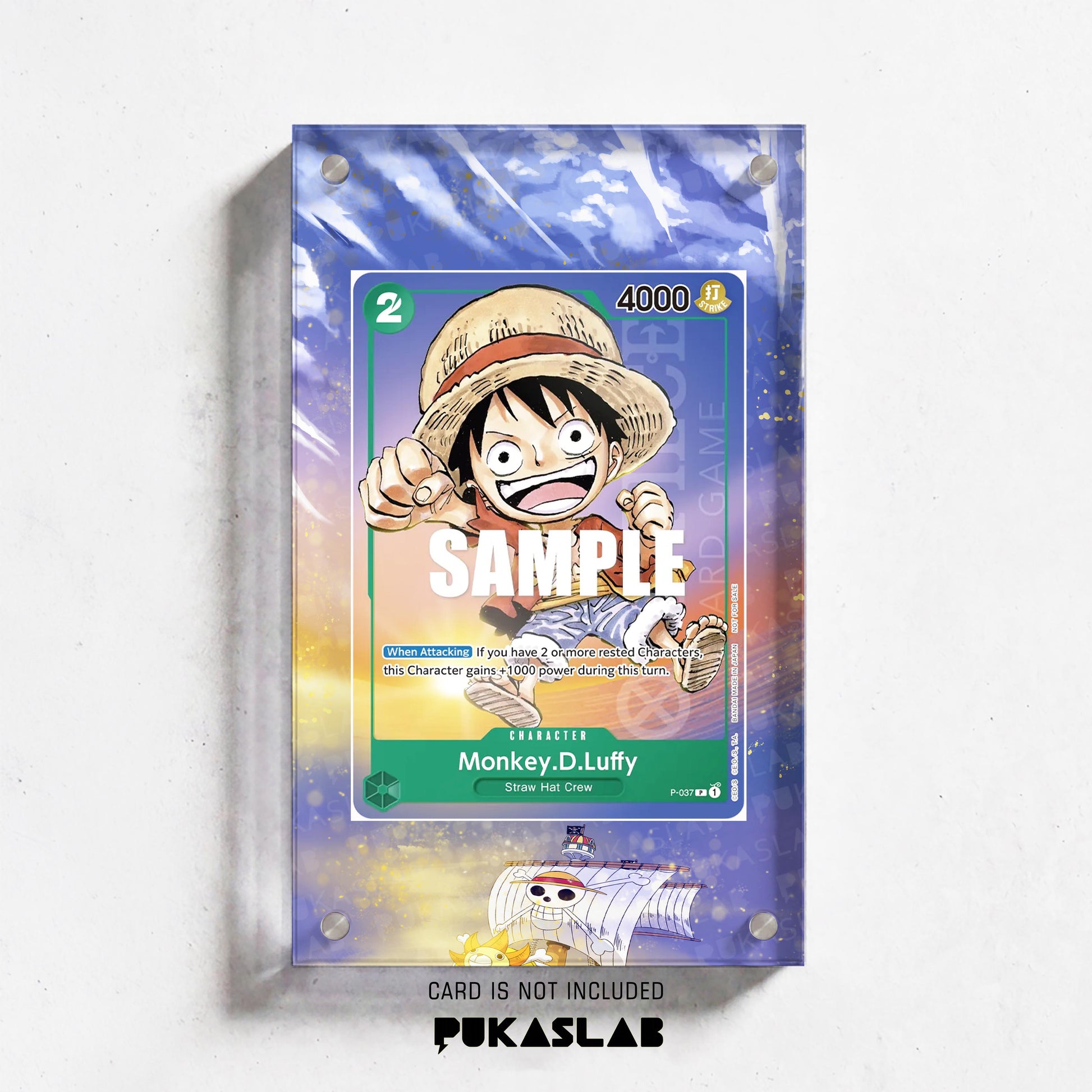 Monkey D. Luffy P-037 Promotion Extended Art - Pukaslab