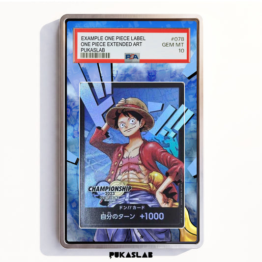 Monkey D. Luffy Champoinship 2023  PSA One Piece Extended Art - Pukaslab