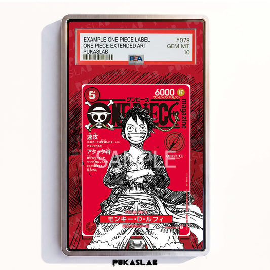 Monkey D. Luffy Magazine promo vol 20 Card ST21-014 PSA One Piece Extended Art - Pukaslab